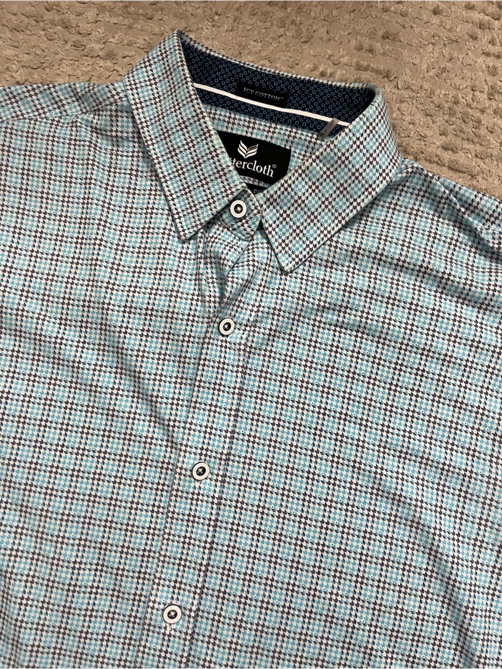 Buttercloth Icy Cotton Button Down Shirt